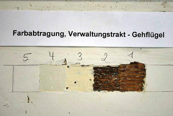 Farbabtragung